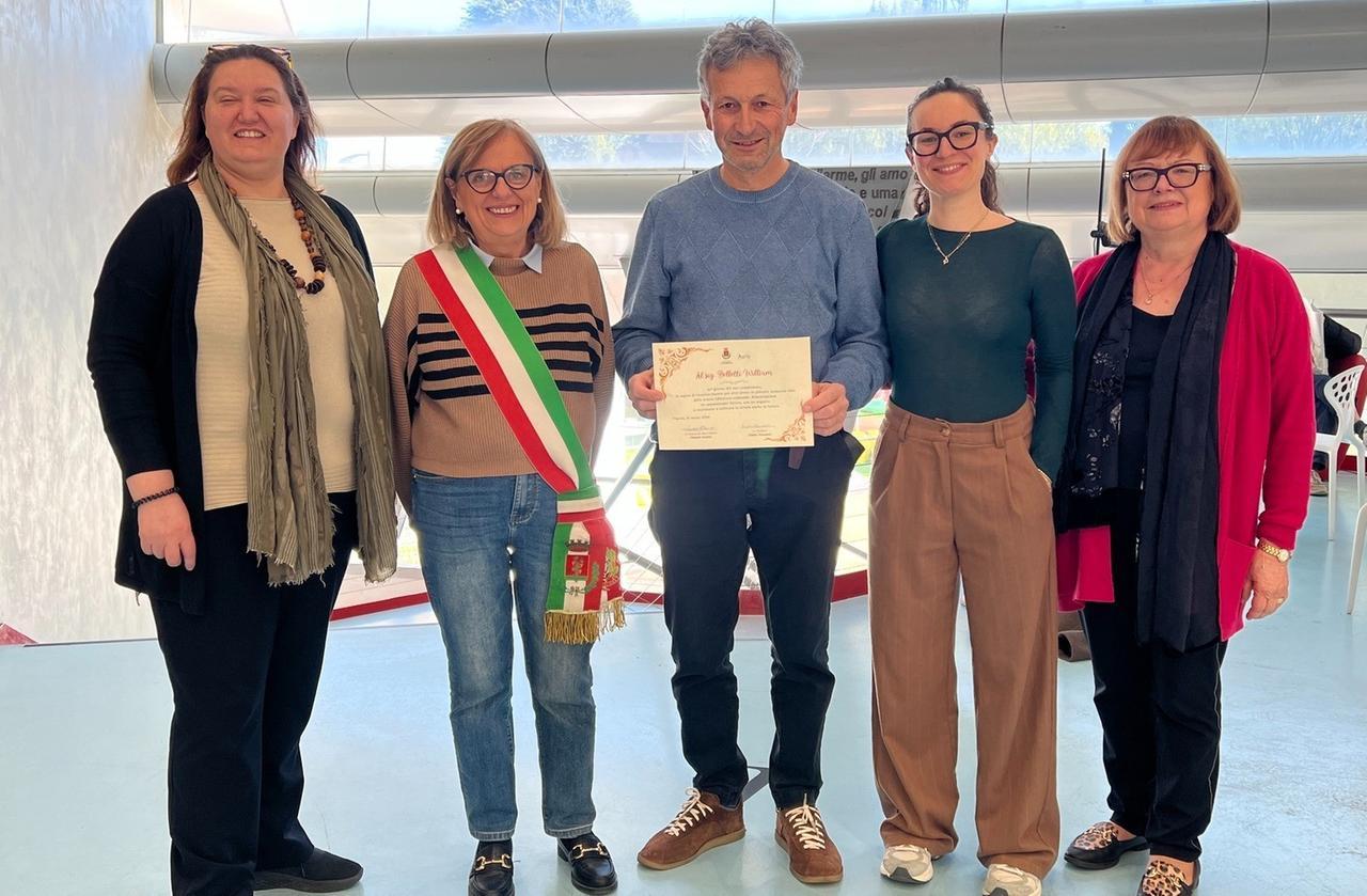 
	Il riconoscimento al lettore da record William Belletti

