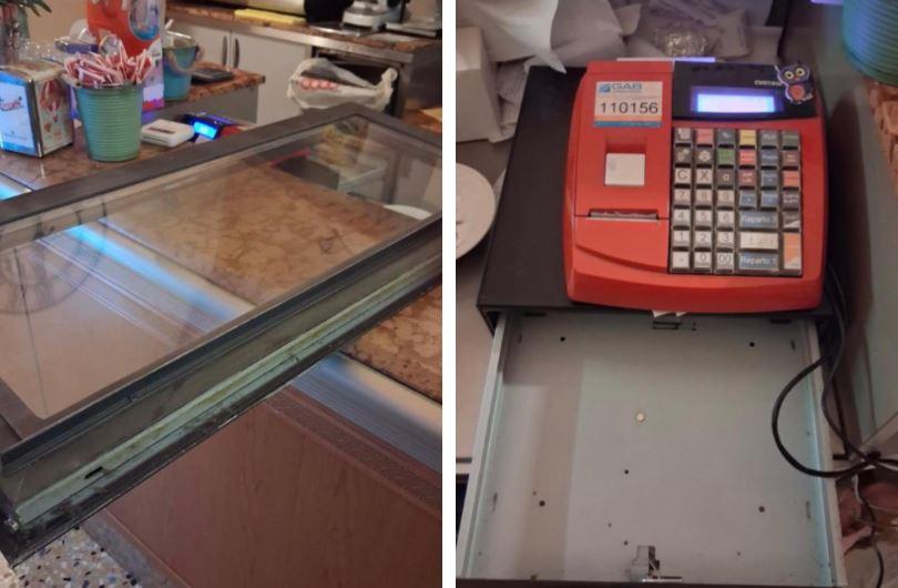 Colpo notturno alla Pasticceria Ghiara, rubato il fondo cassa e diverse bottiglie di Amarone e whisky