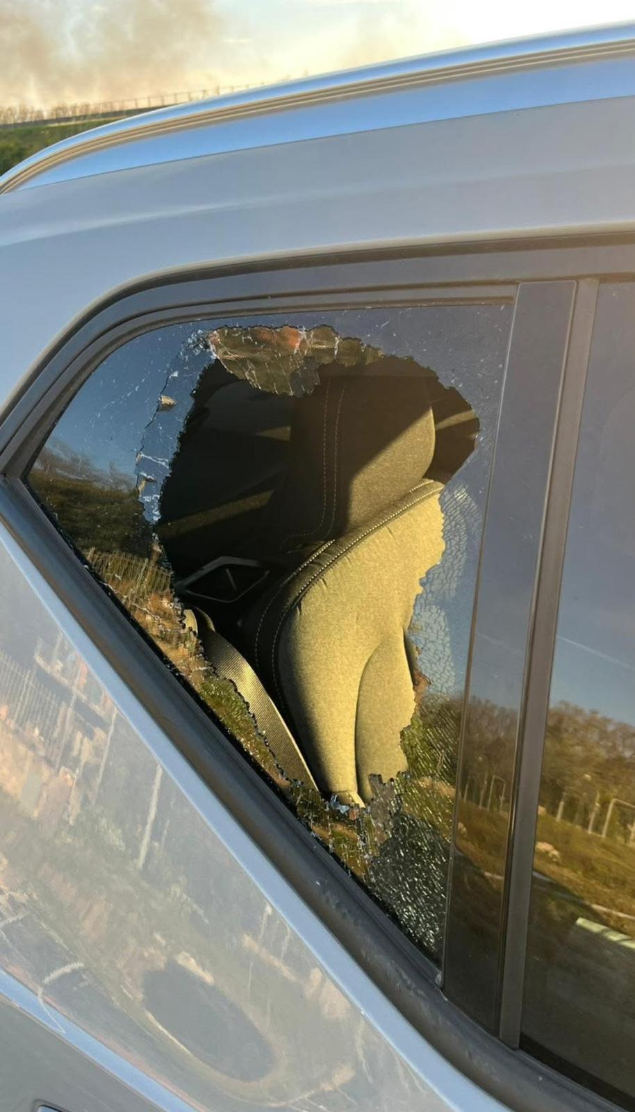 
	Una delle auto colpite negli ultimi giorni

