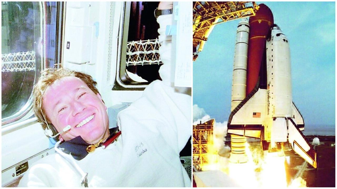 Maurizio Cheli durante la missione STS-75 del 1996 (foto www.mauriziocheli.com)