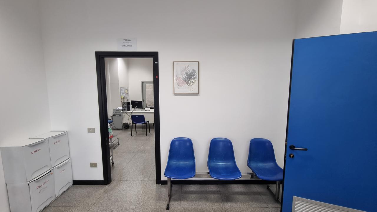 L'ambulatorio della guardia medica in via Carducci a Oristano