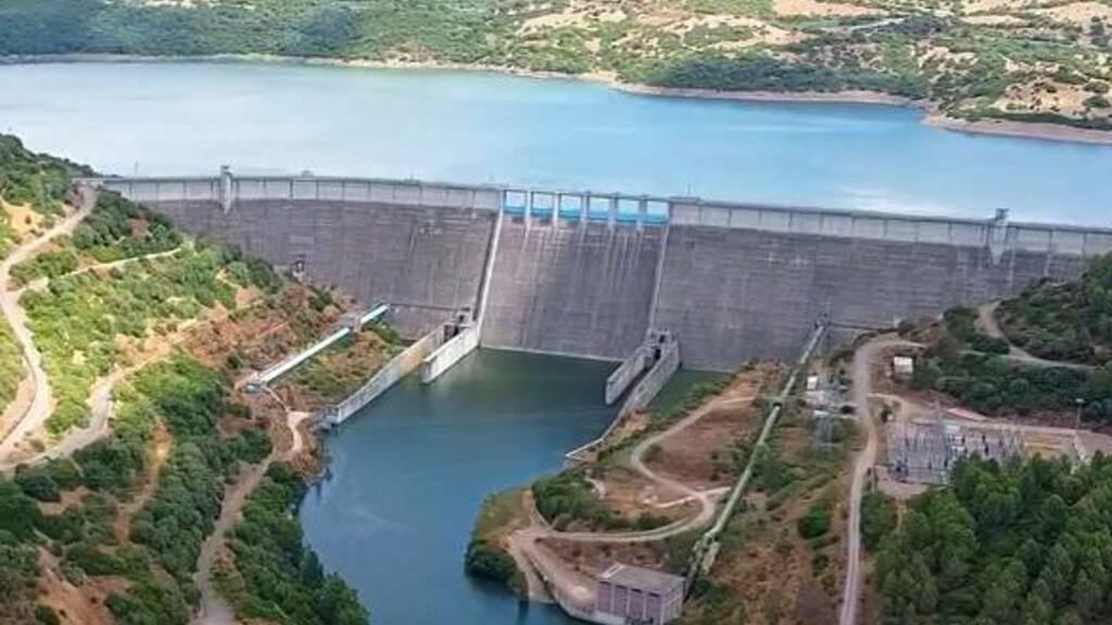 Un invaso in Sardegna alla sua massima capienza