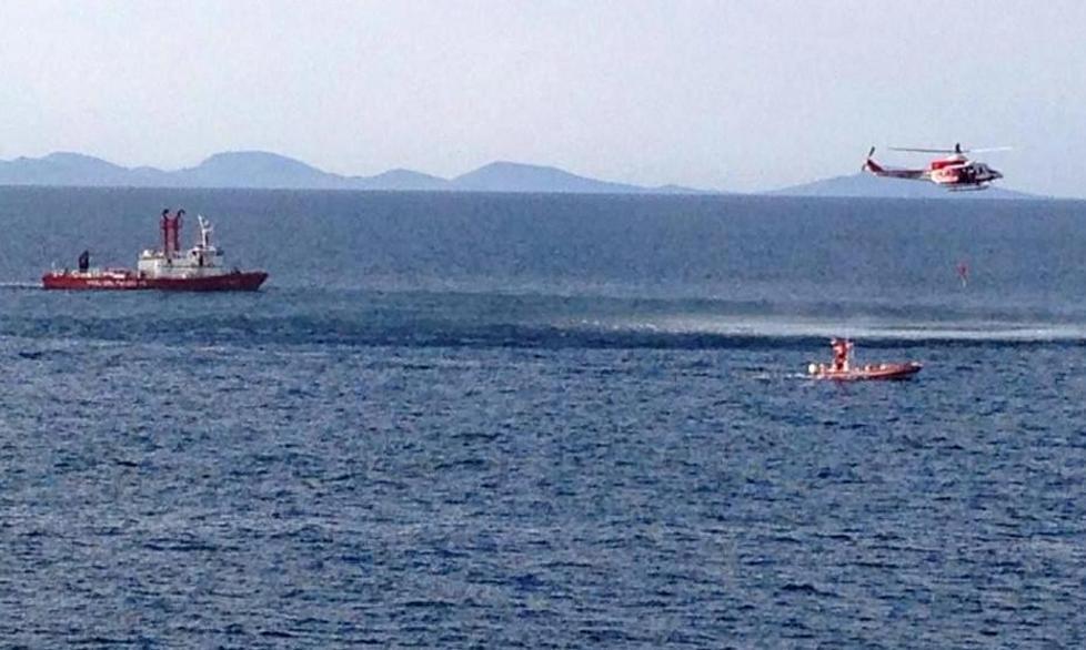 Uomo in mare, ma è un’esercitazione