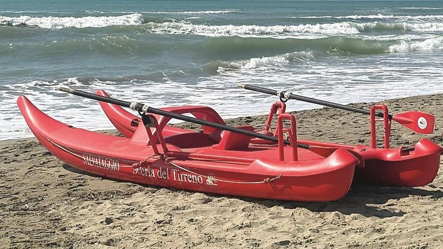 Il pattino del bagno Perla del Tirreno