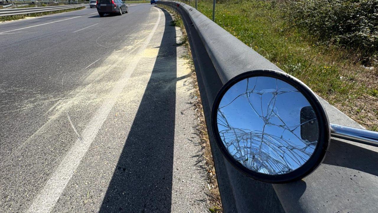Il punto dell'incidente (foto Stick)