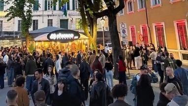 Un momento dell'inaugurazione