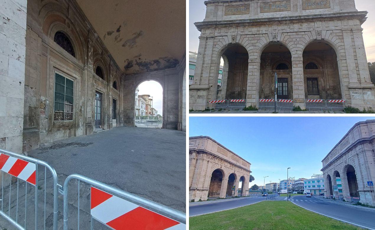 Barriera Margherita: il monumento di Livorno tra transenne e degrado per altri due anni