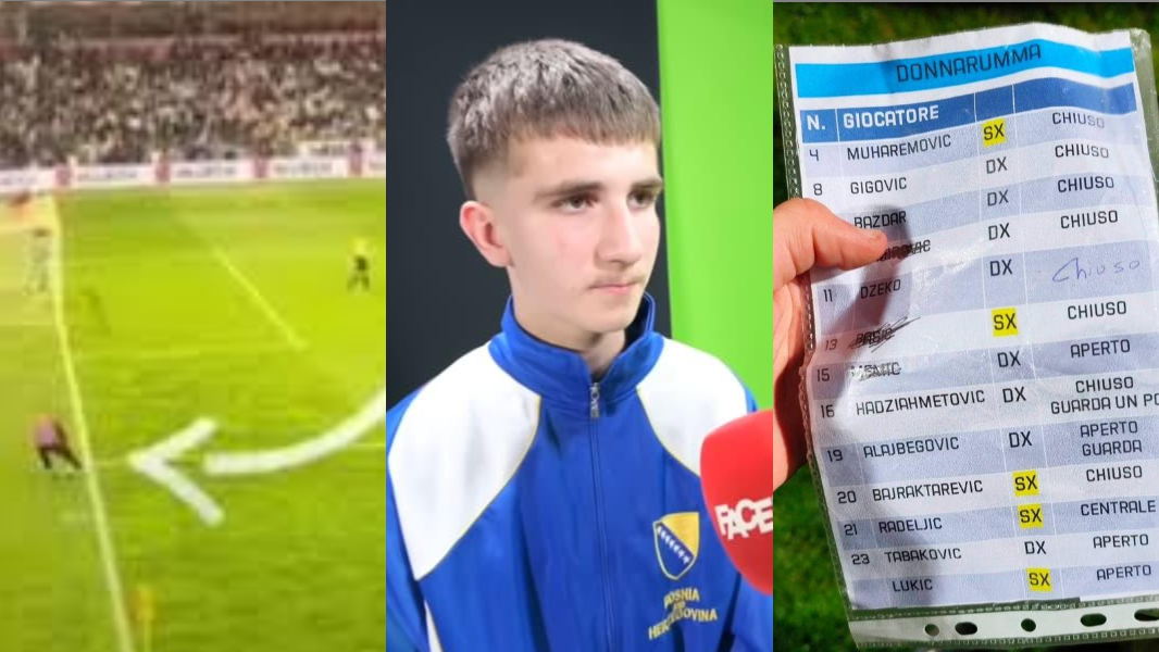 Italia, Donnarumma e il foglietto dei rigoristi scomparso: il raccattapalle che lo ha nascosto diventa eroe in Bosnia