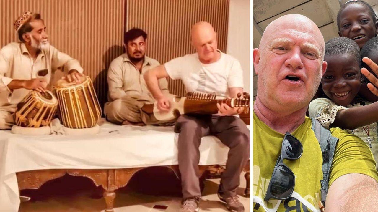 Il dottor Stefano Antonelli durante le missioni