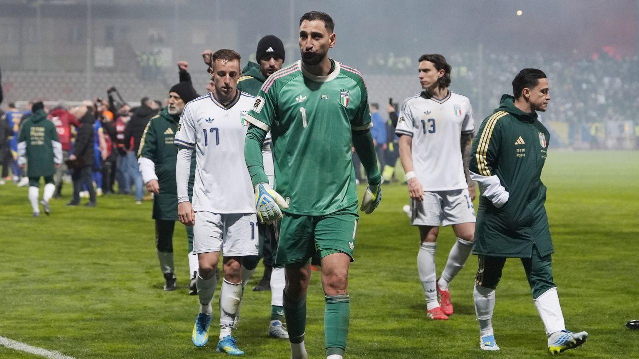 
	La delusione azzurra dopo lo spareggio perso in Bosnia

