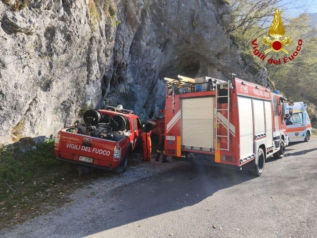Molazzana, climber soccorsa alla falesia delle Rocchette
