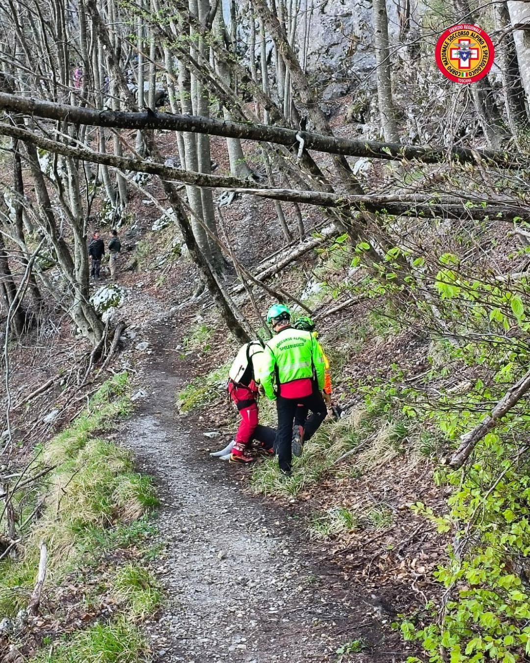 Molazzana, climber soccorsa alla falesia delle Rocchette