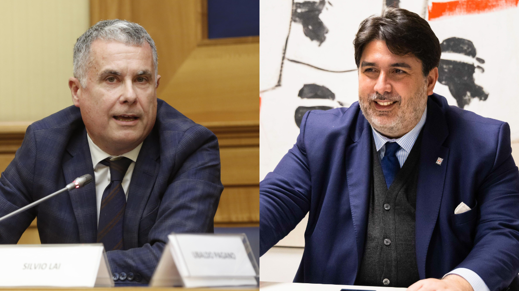 Silvio Lai (Pd) e Christian Solinas (Psd'Az)