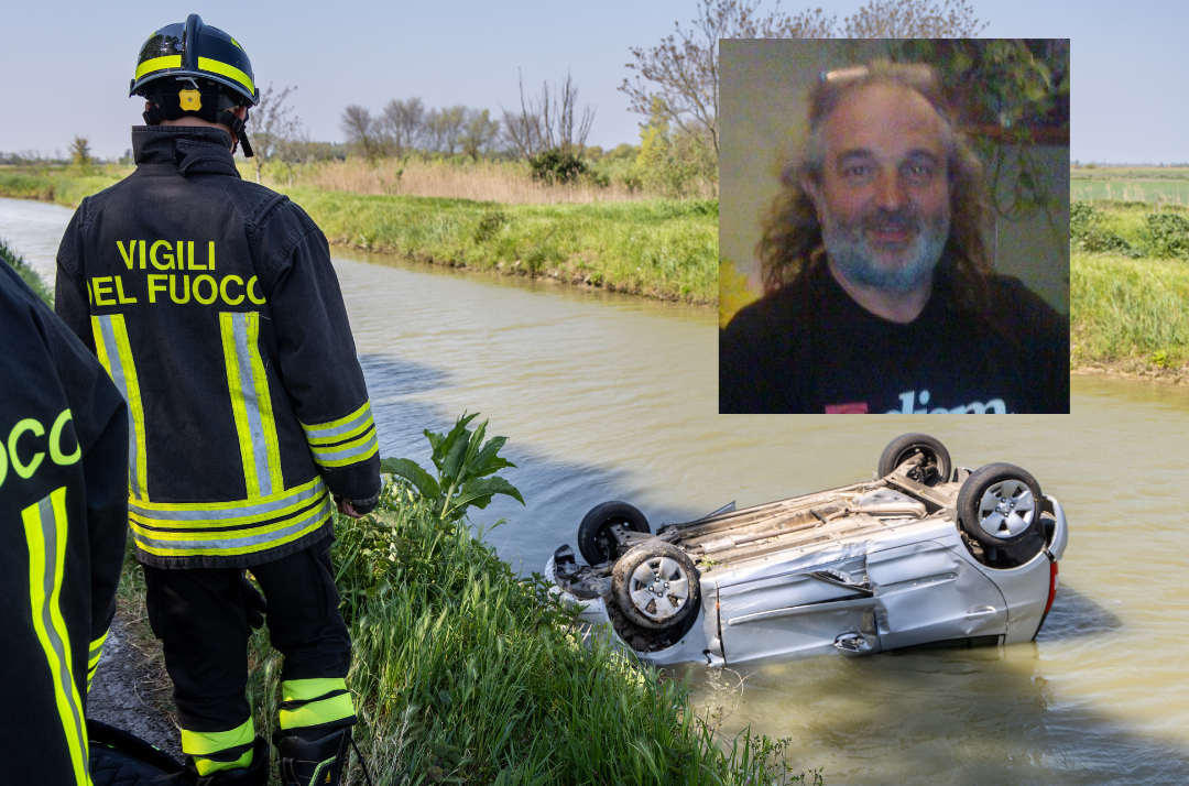 Auto nel canale e muore intrappolato: chi era Stefano Sordeti di Bando (Argenta)