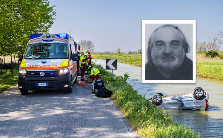 Auto nel canale ad Argenta, il testimone: «Non potevo fare di più»