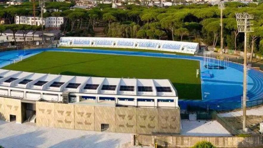 Lo stadio di Viareggio