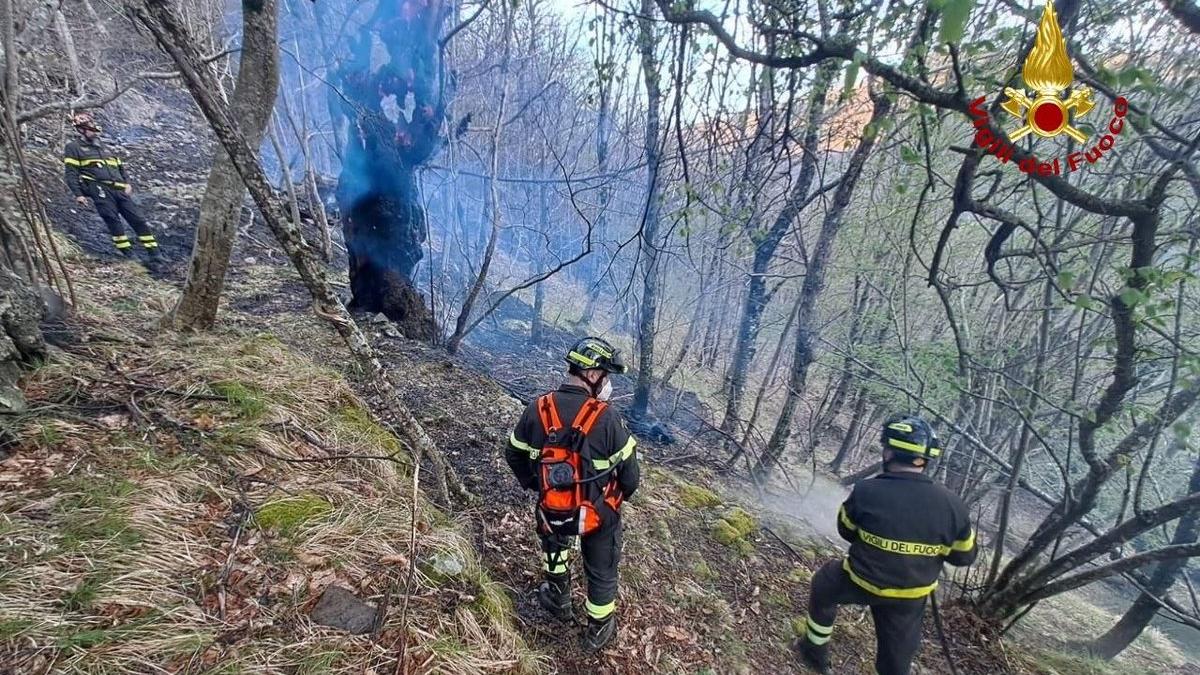 Un intervento dei vigili del fuoco (foto d'archivio)
