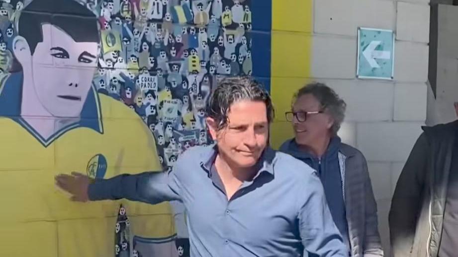 Iacopo Balestri omaggia Paolo Ponzo davanti a Vito Grieco