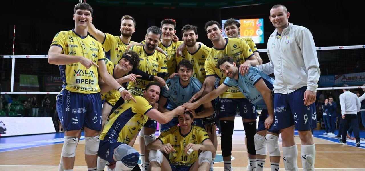 
	I festeggiamenti per la vittoria contro Cuneo

