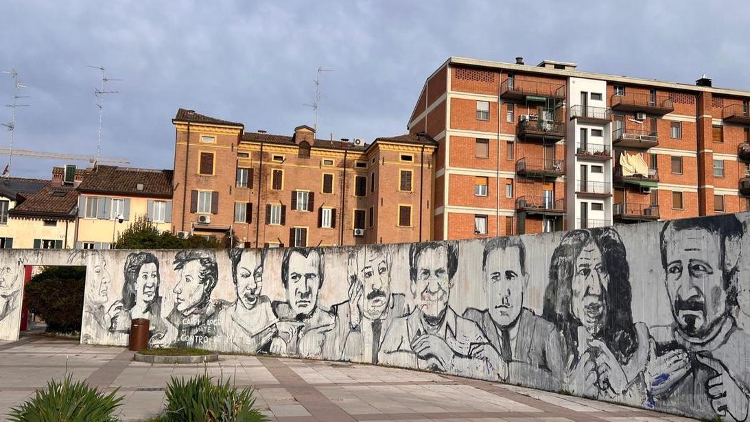 Il murales di Carpi