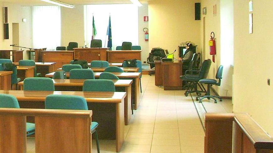 Un'aula del tribunale