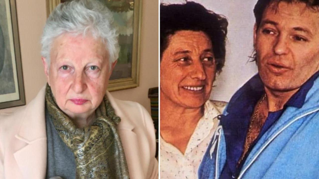 Antonella Brambilla e mamma Novella con Vasco