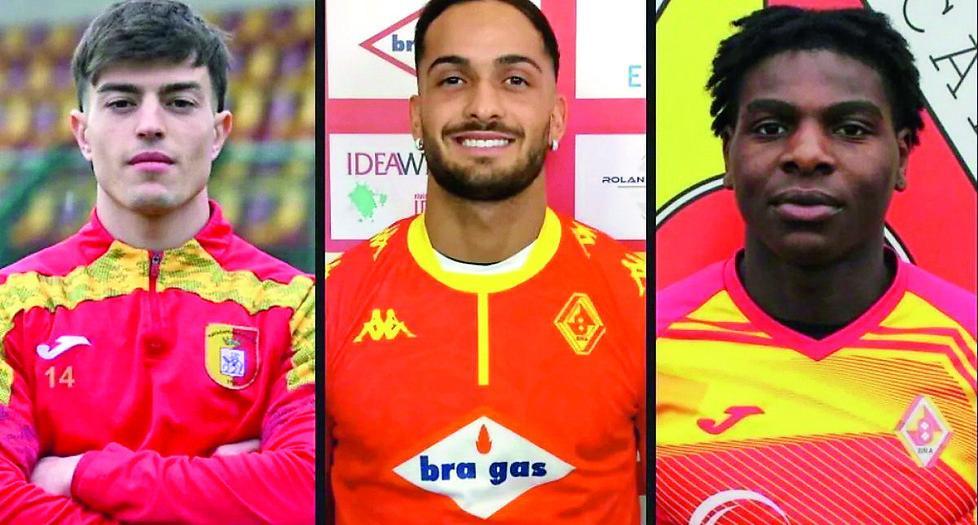 
	I tre calciatori denunciati: da sx&nbsp;Fausto Perseu, Alessio Rosa e Jesus Christ Mawete

