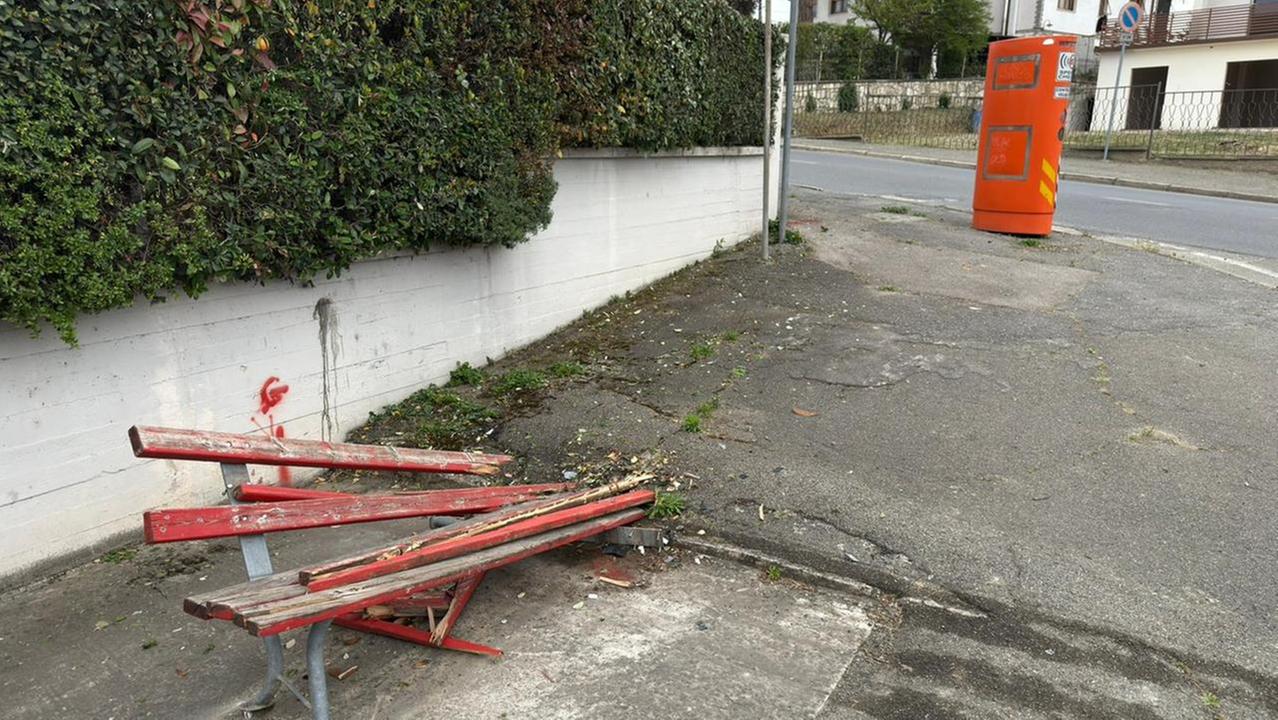 Il punto dell'incidente (foto Nucci)