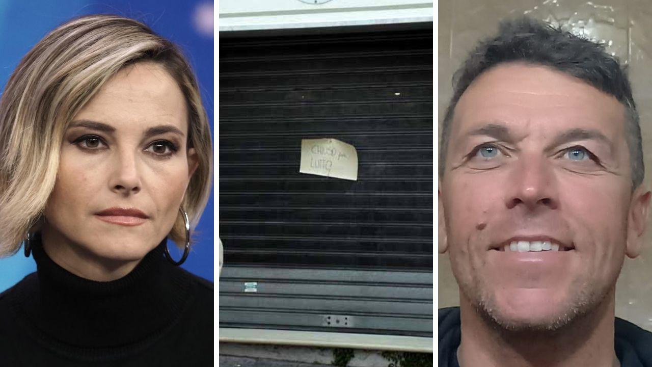 
	Da sx Francesca Fialdini, il locale davanti al quale &egrave; avvenuta l'aggressione e la vittima, Giacomo Bongiorni

