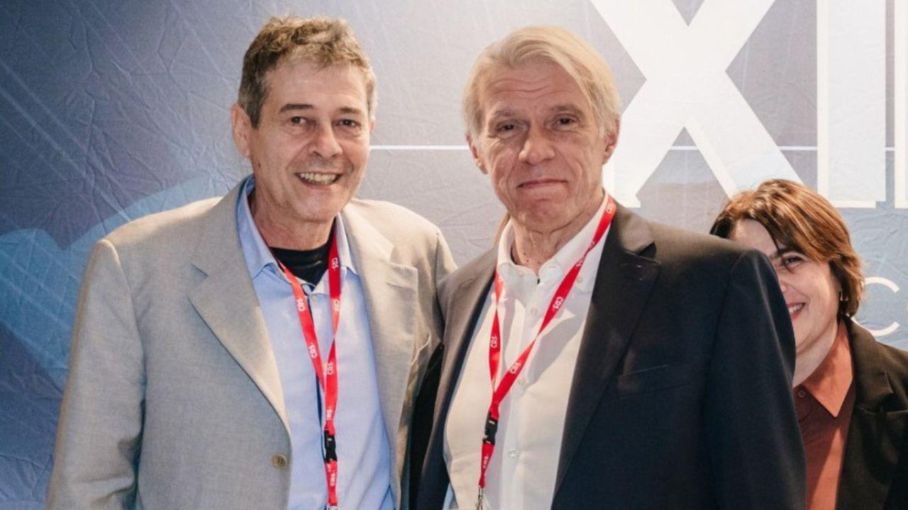 Da sx Riccardo Terrosi e l’amico Pier Cristoforo Giulianotti, pioniere della chirurgia robotica