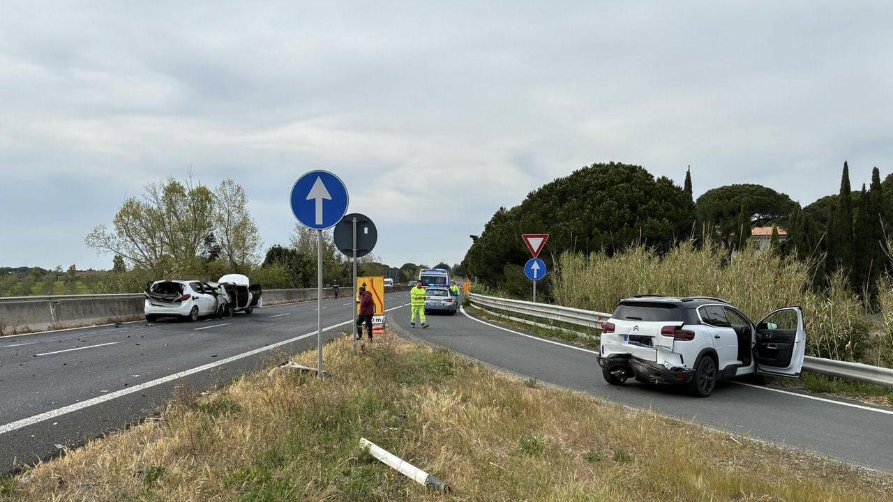 Cecina, maxi incidente sulla Variante: 9 feriti