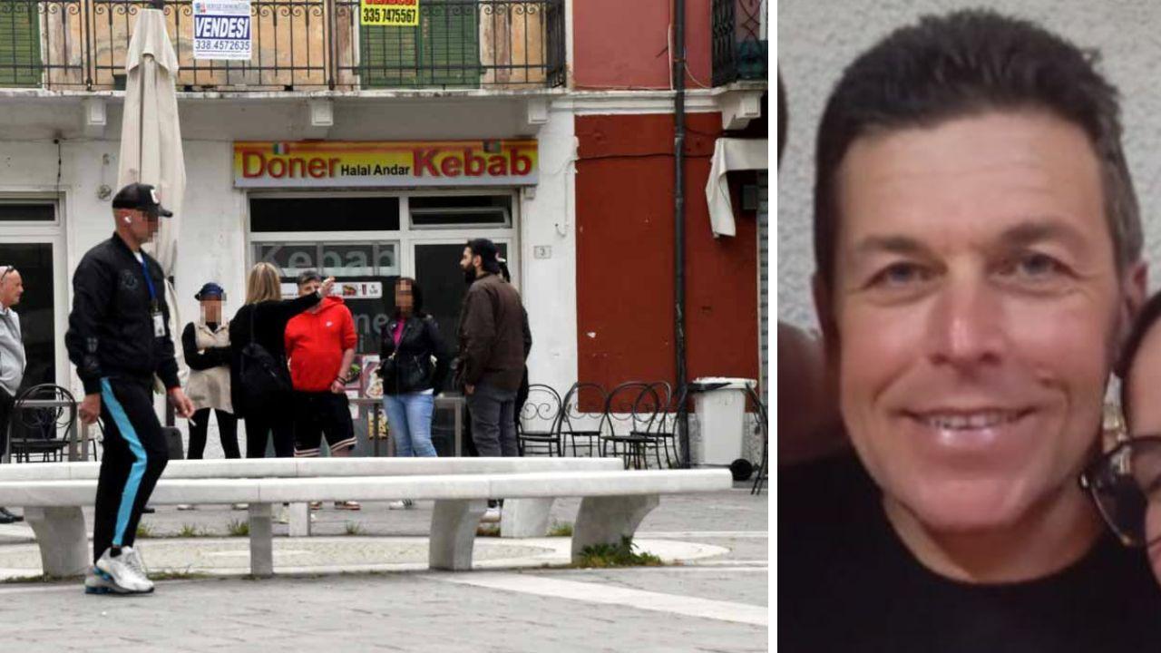 Il luogo dell'aggressione e Giacomo Bongiorni