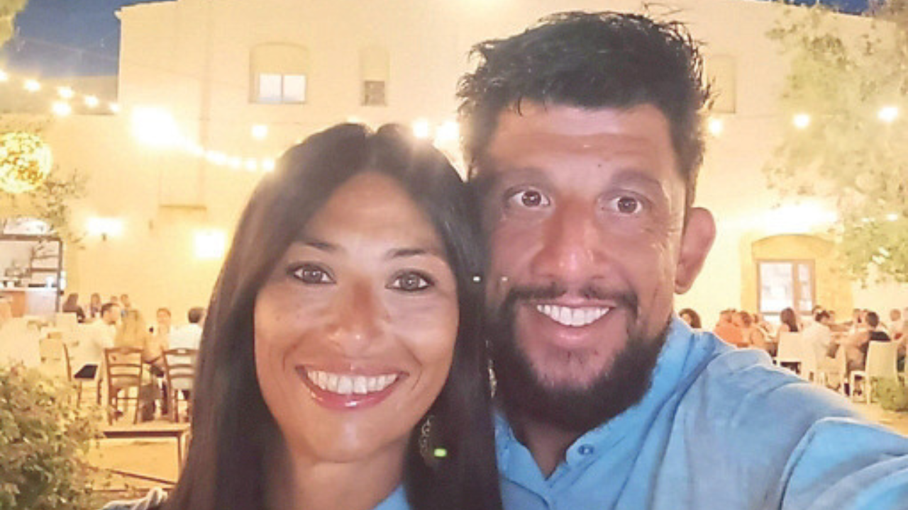 
	Paola Tomaino insieme al marito Emanuele Bruno

