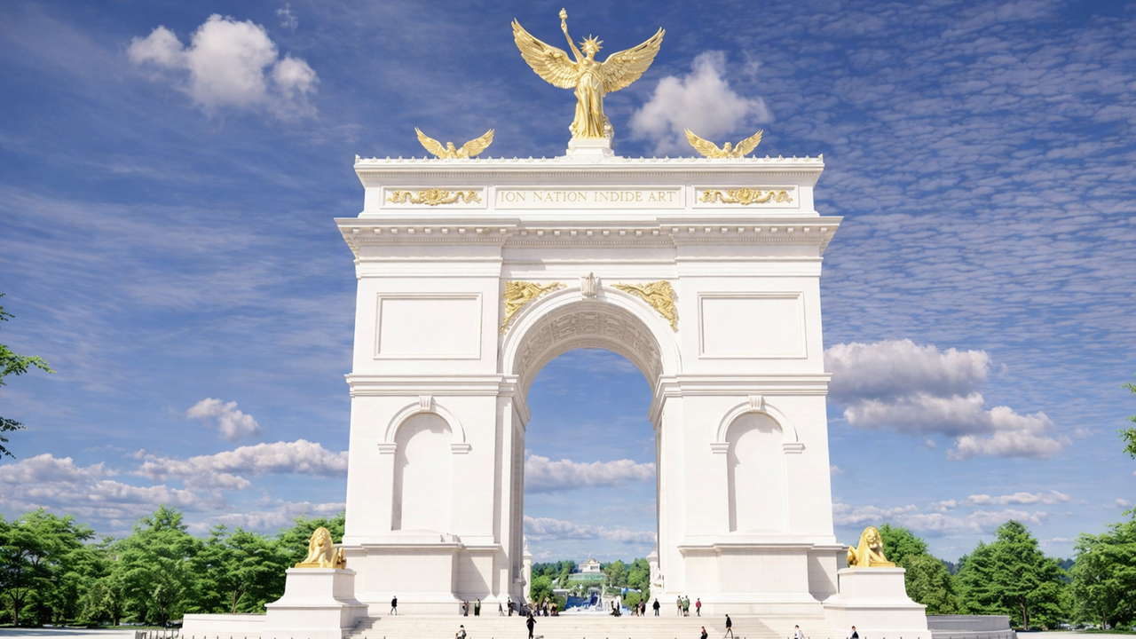 Stati Uniti, Trump presenta il suo arco di trionfo: «Il più bello e grande del mondo»