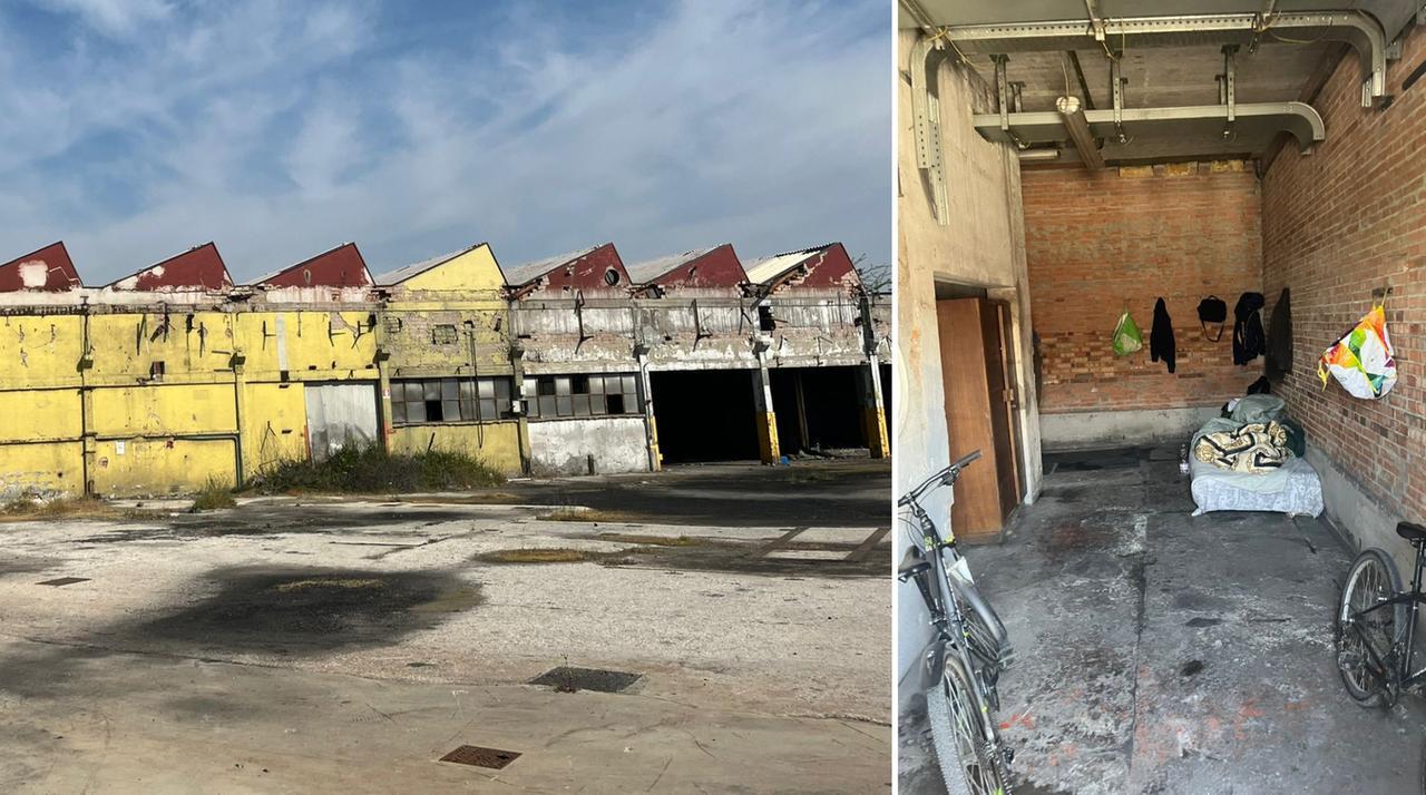 
	Le ex Fonderie del Villaggio Artigiano e il rifugio dei due uomini nella cabina elettrica

