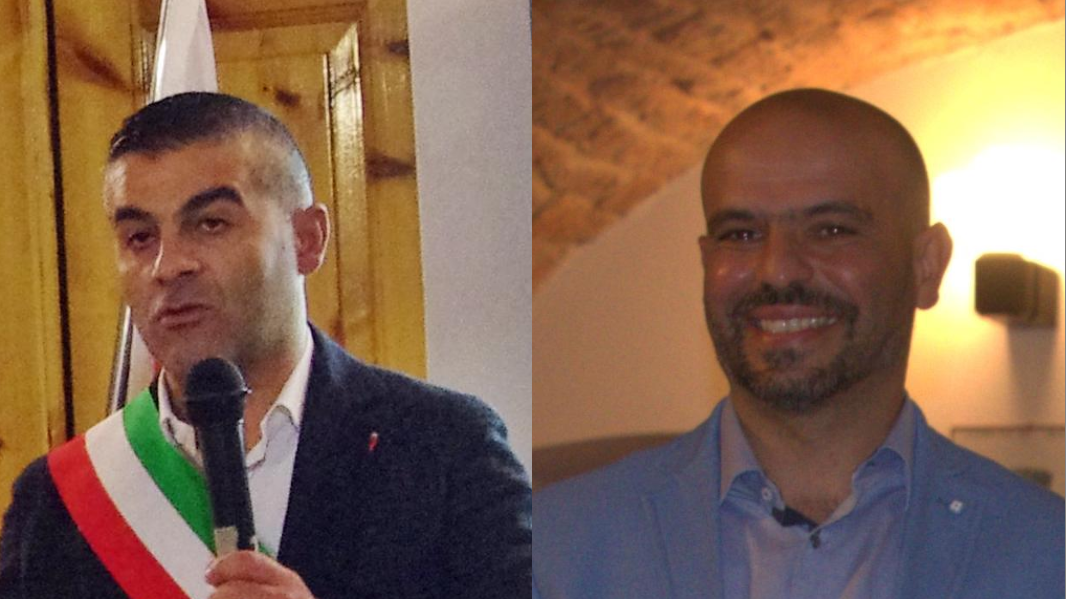 Da sinistra il sindaco Francesco Basciu e l'ormai ex assessore e vice sindaco Antonio Piu