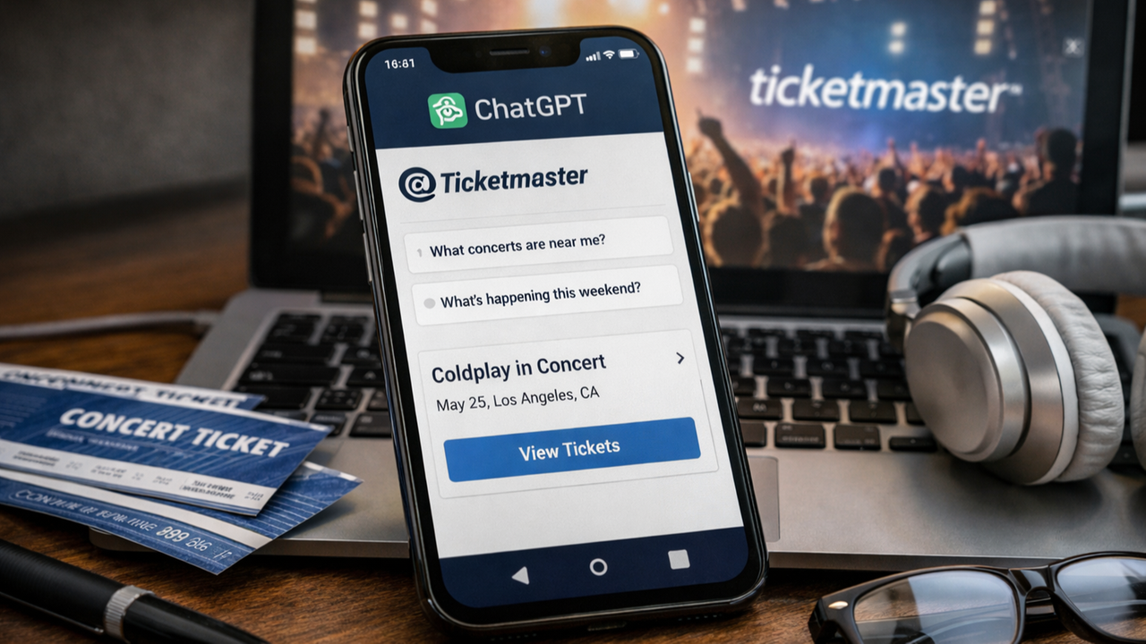 Ticketmaster sbarca su ChatGpt, ecco come funziona la nuova app per trovare i concerti