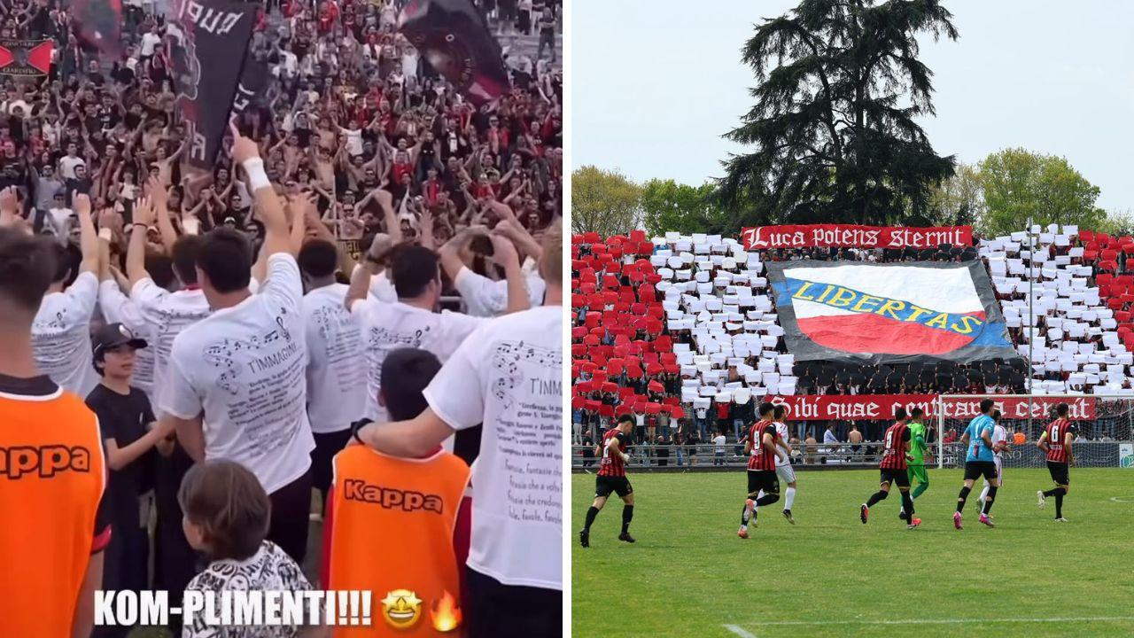 
	I complimenti social e la curva della Lucchese

