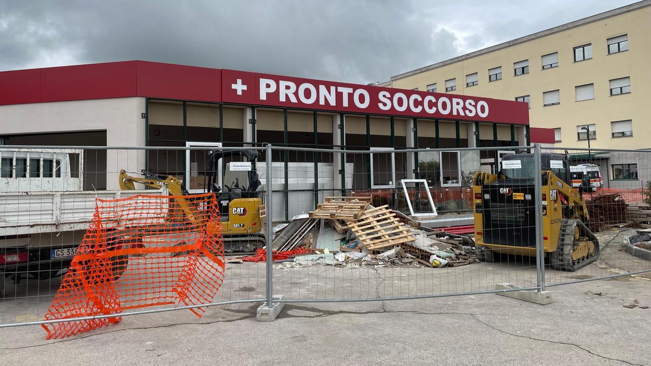 Olbia, il pronto soccorso allo sprint finale: quasi finiti i lavori di ampliamento