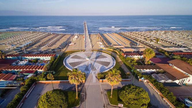 Una veduta di Forte dei Marmi