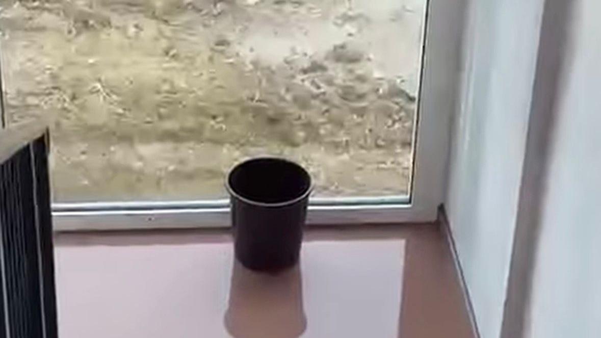 Piove dentro alla scuola
