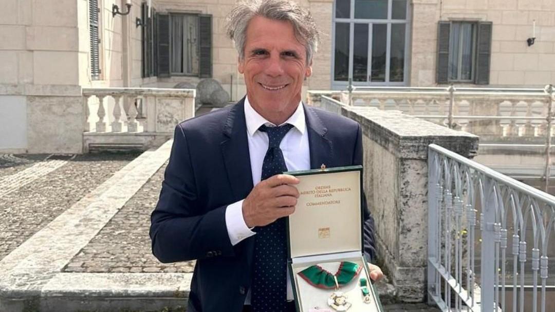 Gianfranco Zola commendatore della Repubblica