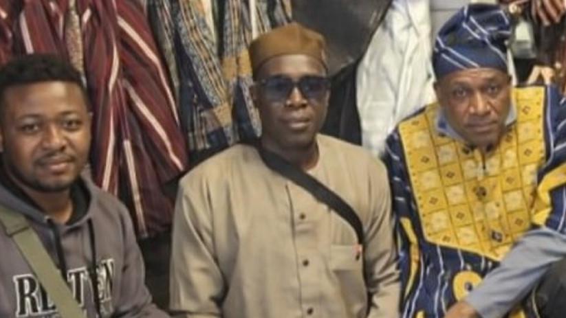 Da sinistra Abdul Aziz Ashafa Abubakari, Baba Shirazu e Alassan Issah