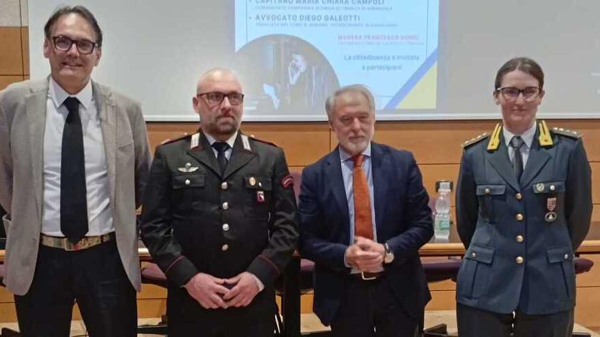 I relatori dell'incontro con il sindaco Poletti