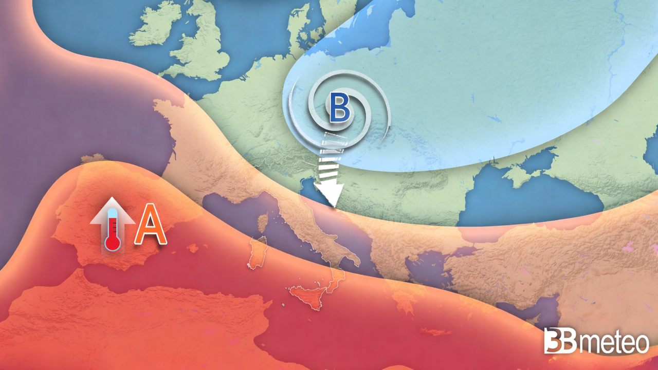 Anticiclone in ritirata: da lunedì aria più fresca e instabile sull’Italia – Le previsioni per la prossima settimana