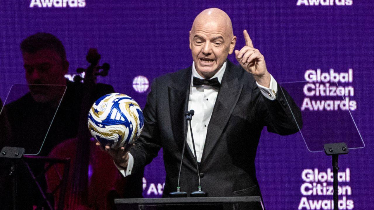 Il presidente della Fifa Gianni Infantino