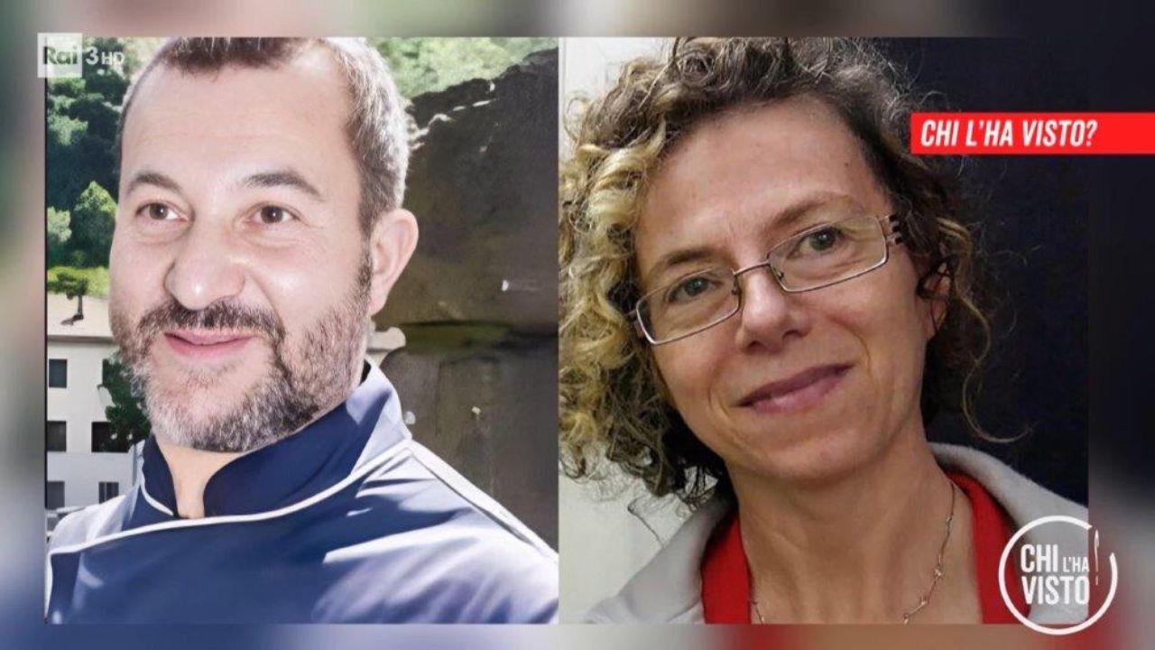 In foto (dalla trasmissione “Chi l’ha visto”) Emiliano Milza e Simona Hirsch, accusati dell’omicidio di Franka Ludwig