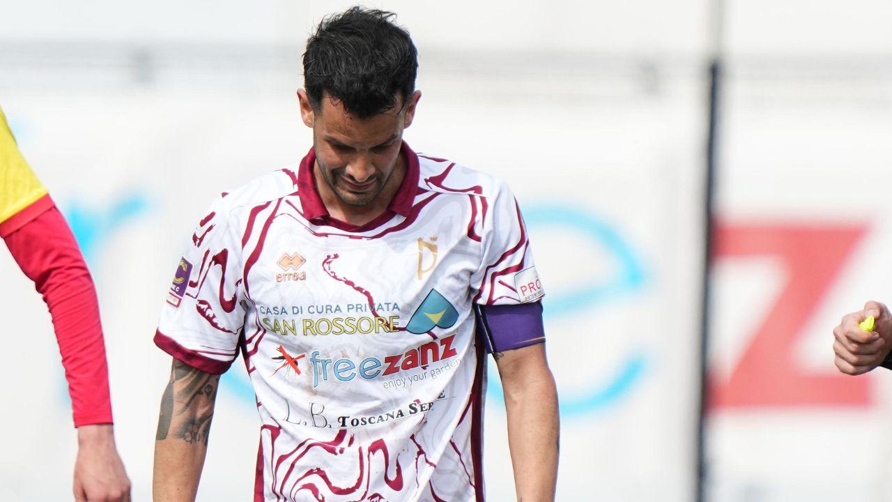 
	Il giocatore granata Caponi (foto Stick)

