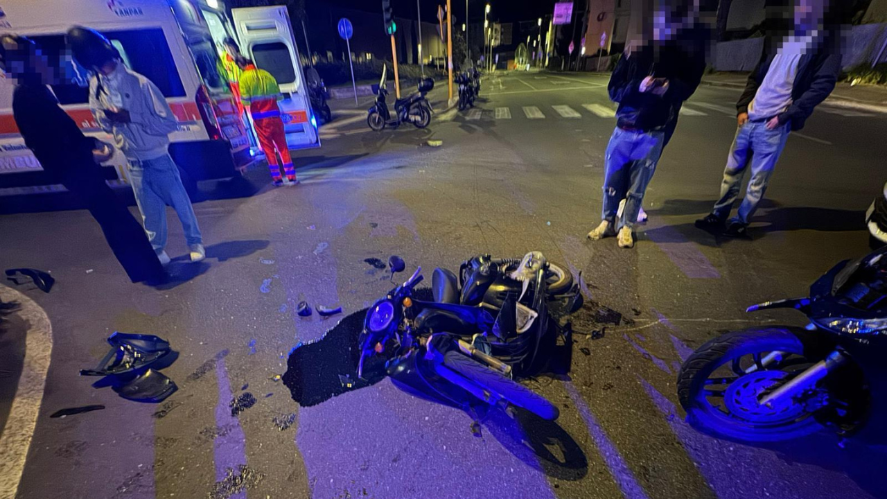 Lo scontro sul viale Petrarca