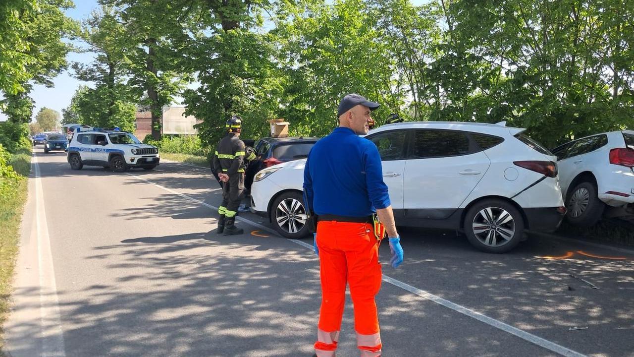 L'incidente sulla via Emilia a Castelfranco